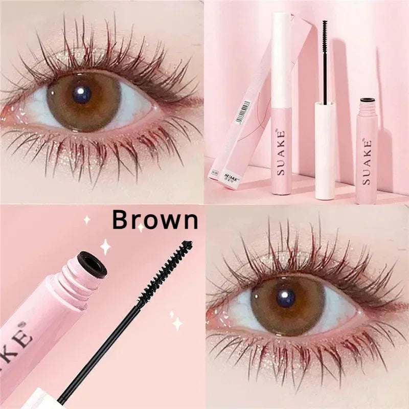 Mascara Waterproof – Volume, Longueur & Courbure Parfaite | Noir ou Marron | Séchage Rapide, Effet Naturel