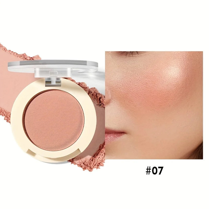 Blush poudre perlée – Illumine le visage, contour et profil, maquillage beauté pour la peau – Rouge longue tenue et waterproof