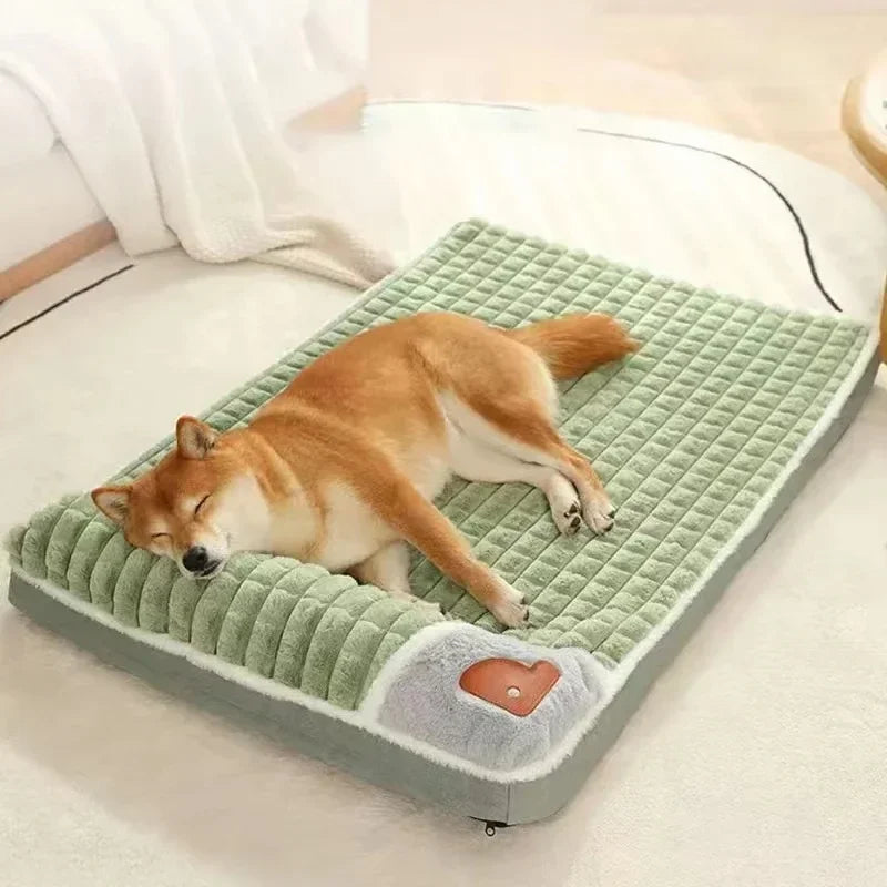 Orthopedic Memory Foam Dog Bed – Washable Pet Cushion with Removable Cover