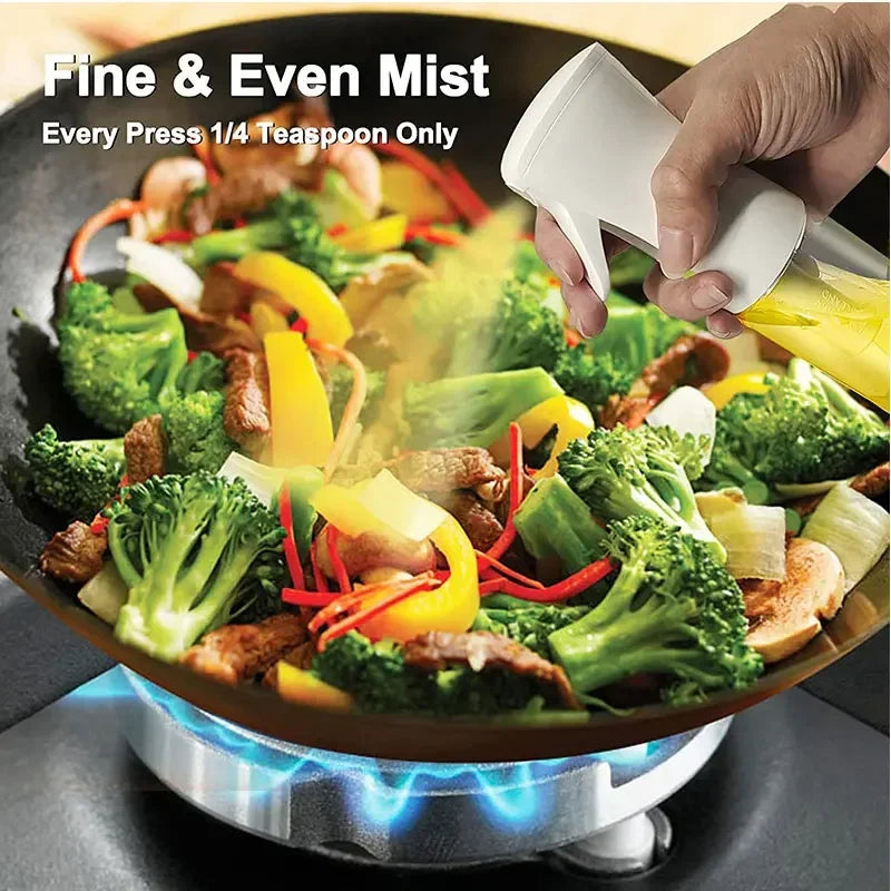 2-in-1 Oil Sprayer & Brush Bottle – 200ml / 300ml / 500ml Kitchen Oil Mister for Cooking, Baking & BBQ