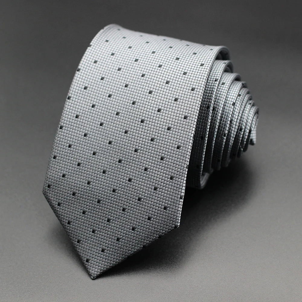 Cravate Homme Fantaisie – Motifs Floraux et Pois en Bleu, Rouge et Jaune, pour Affaires, Mariage et Cadeau Formelle