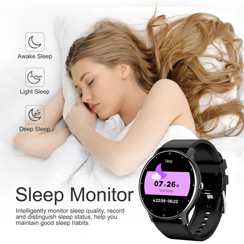 Montre intelligente femmes hommes plein écran tactile Bluetooth 5.2 appel étanche montres sport Fitness Tracker usine IP67 ZL02 nouveau