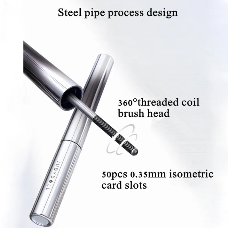 Mascara Waterproof en Fibres de Soie – Noir intense, effet longueur et courbure extrême | Donne un regard sexy et des cils effet extensions | Maquillage longue tenue, résistant à l’eau