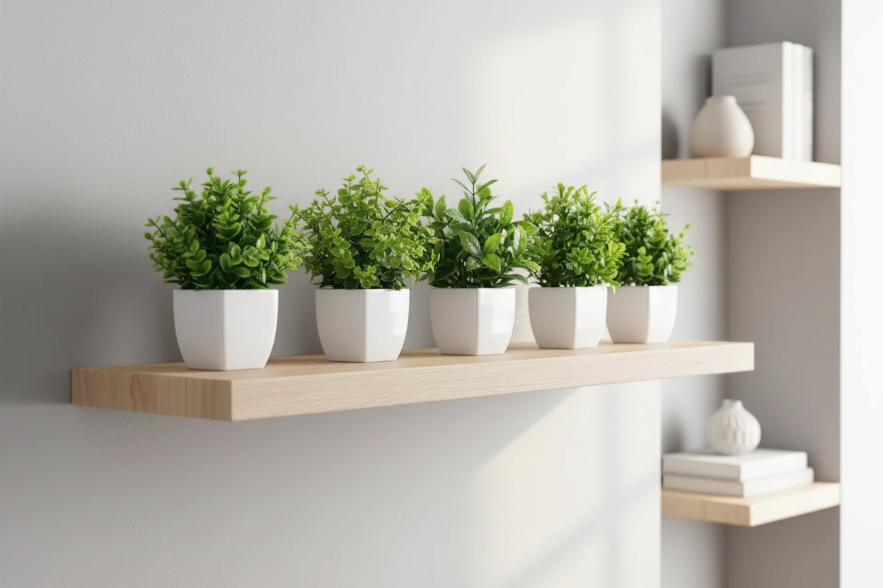 Artificial Eucalyptus Bonsai Plant – Decorative Fake Potted Greenery
