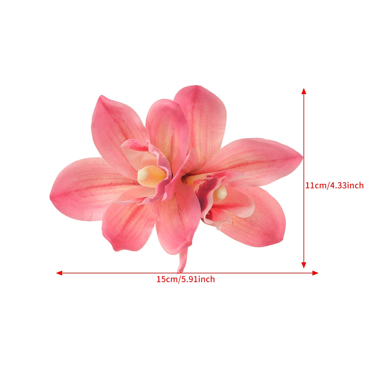 « Barrettes Femme – Fleurs Orchidée, Style Bohème »
