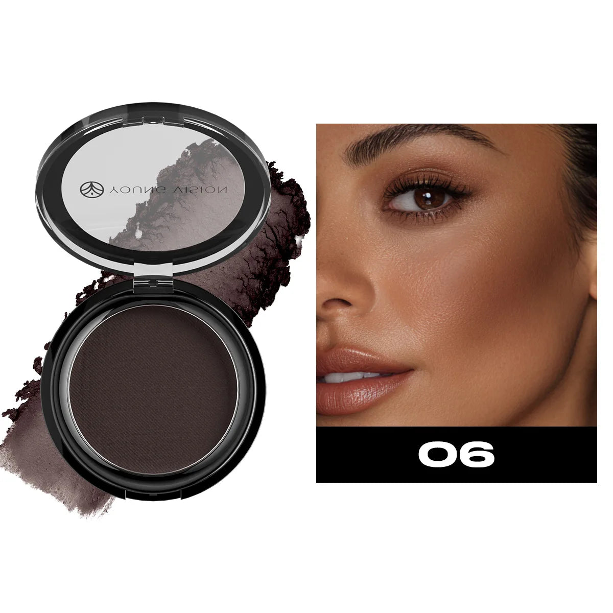 Bronzer mat soyeux – Poudre de contour longue tenue pour maquillage, effet 3D pour sculpter le visage – Correcteur pour contour profond et ombre du nez, palette de maquillage