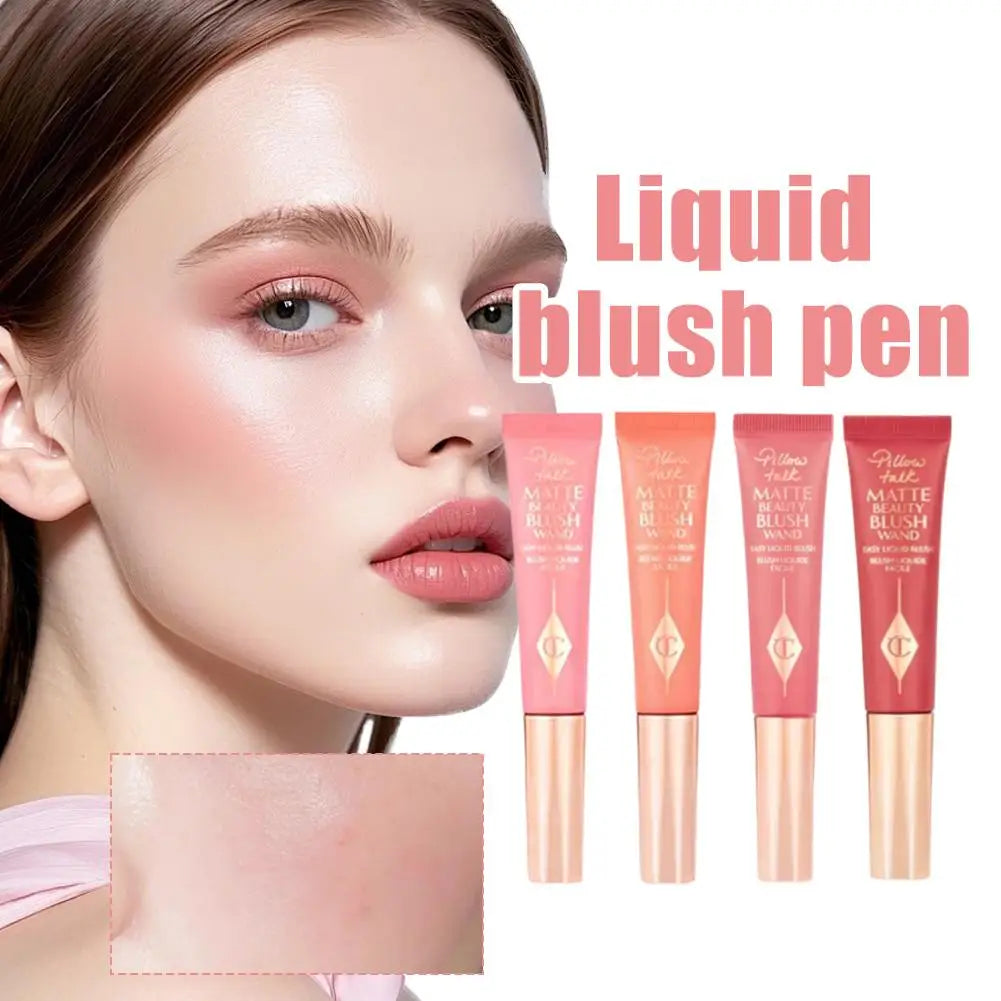 Blush liquide stylo coussin d’air – Colore instantanément, longue tenue, n’oxyde pas – Doux pour la peau, sublime les contours du visage