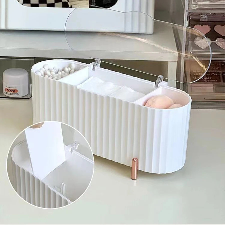 3-Compartment Beauty Sponge Organizer