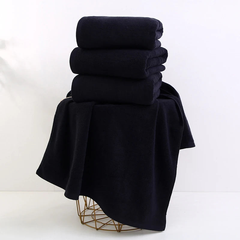 Premium Black Towel Set – Ultra Soft & Highly Absorbent Towels