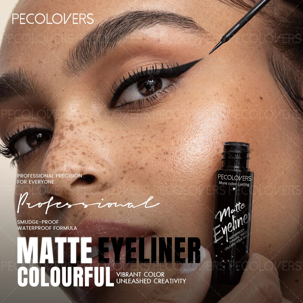 1 crayon eyeliner liquide mat waterproof longue tenue, sans bavure, idéal pour les cadeaux de Noël, Halloween et Thanksgiving.