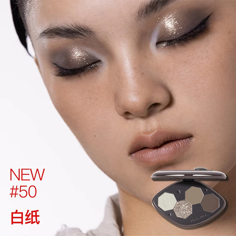 Palette fards à paupières  4 couleurs, mats et scintillants, effet caméléon, gothique, Halloween, noir et rouge, Dark Moon