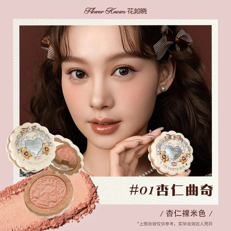 Blush en Poudre — Fini Satiné et Soyeux, Pour Joues, Contour et Highlight, Effet Naturel Mat pour le Visage