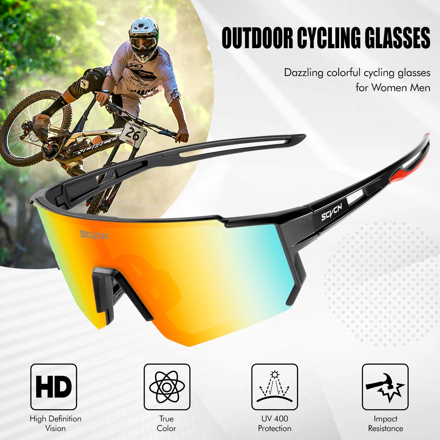 « Lunettes  – Cyclisme & Outdoor, Mixte UV400 »