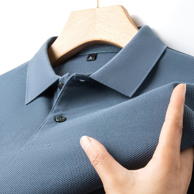 Polo 100% coton pour hommes – T-shirt respirant décontracté d'été, 19 couleurs, idéal pour le golf et le sport, décontracté d'affaires, finition semblable à la soie