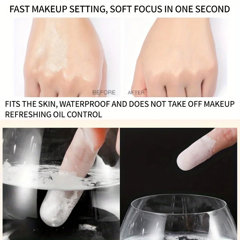 Poudre Libre Banane – Finition Mate Longue Tenue, Sans Brillance, Contrôle du Sébum, Translucide, Légère, Poudre Fixante avec Pinceau