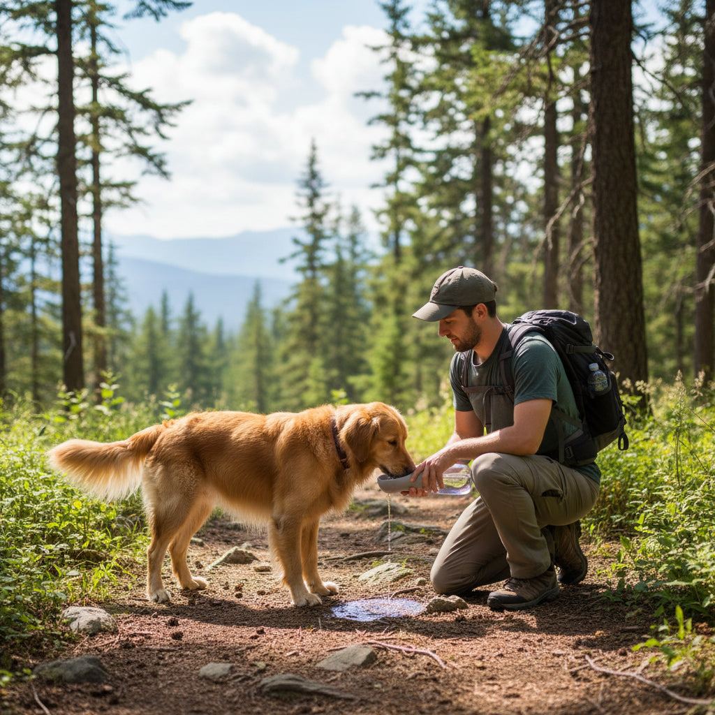 Portable Dog Water Bottle – Leakproof Travel Water Dispenser for Pets