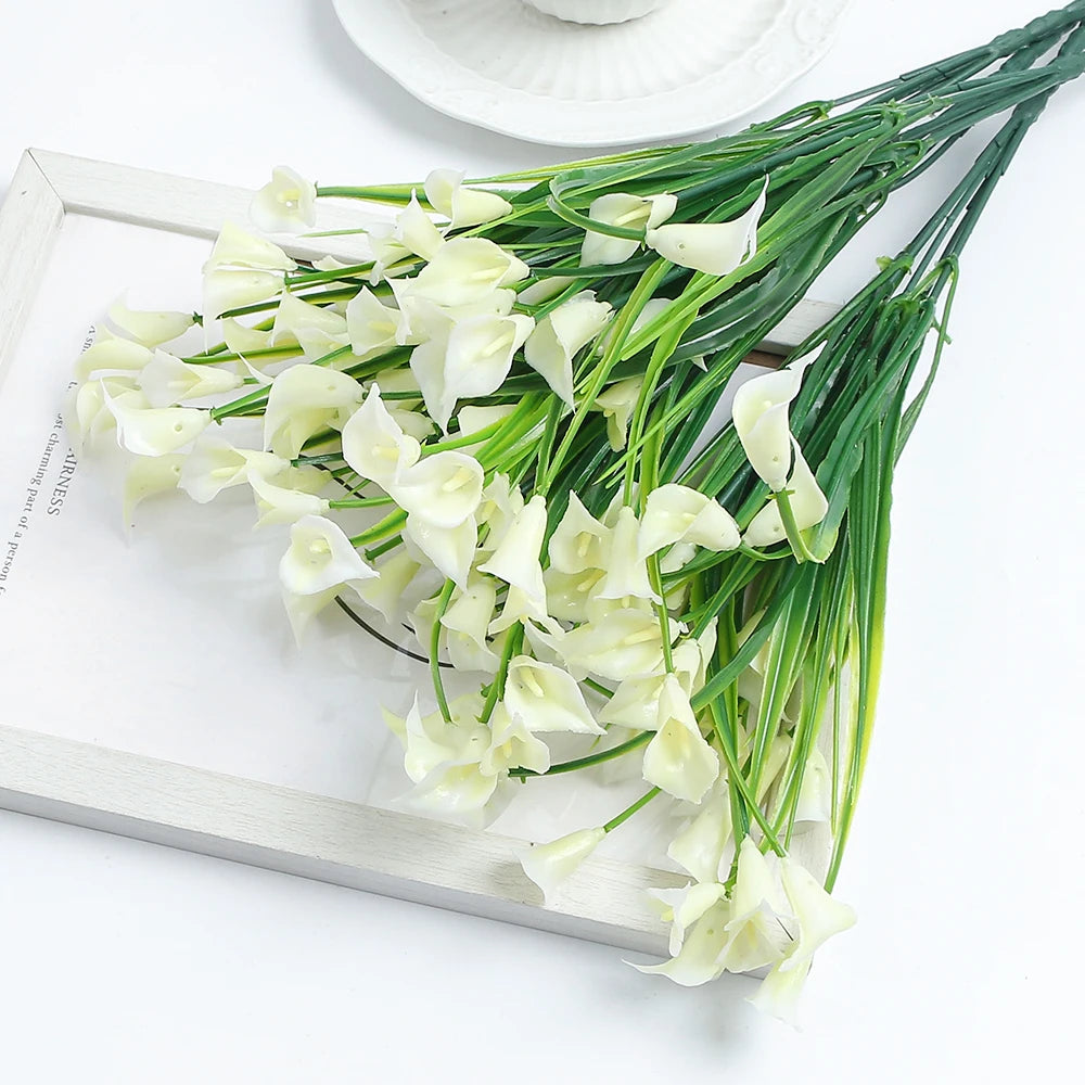 33CM Artificial Flower Bouquet – Decorative Fake Flowers for Home & Wedding Décor