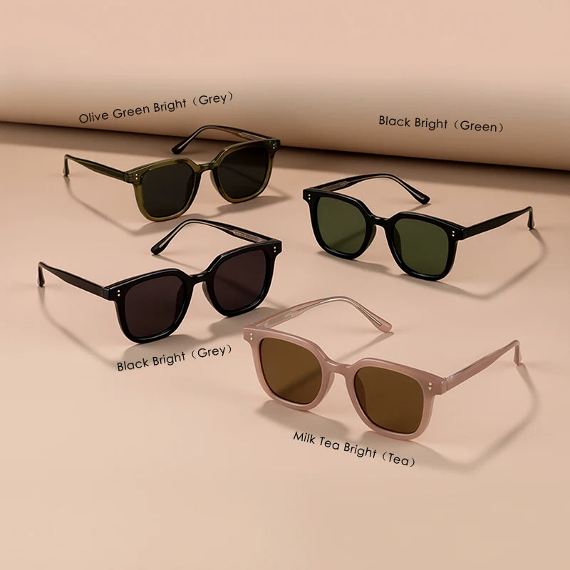 « Lunettes de soleil 2025 – Carrées Polarisées, Mixte & UV400 »