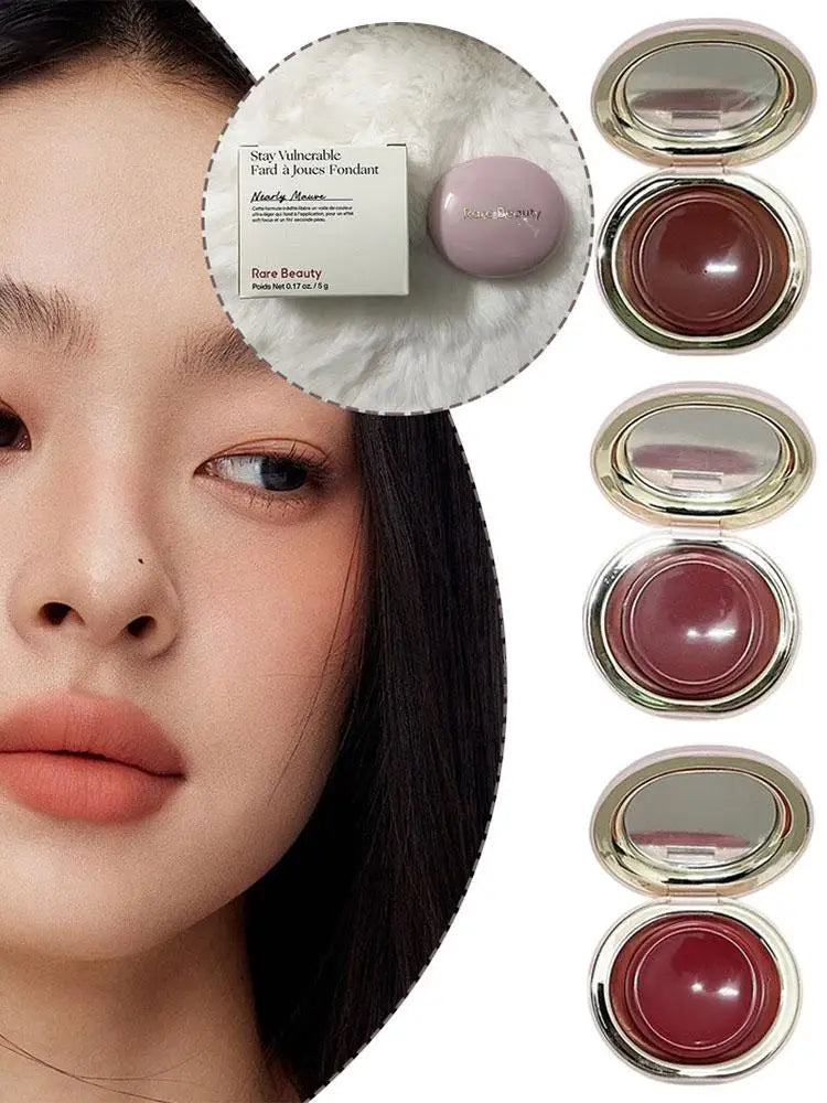 Blush poudre douce illuminatrice – Blush liquide waterproof et hydratant, application fluide – Pour un teint naturel et lumineux avec effet highlighter