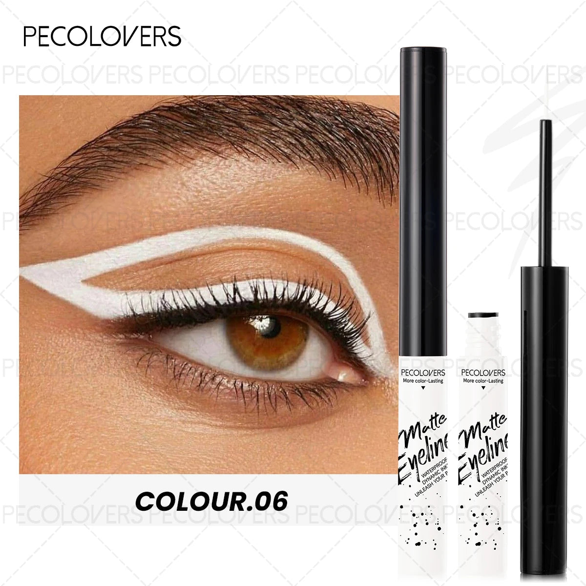 1 crayon eyeliner liquide mat waterproof longue tenue, sans bavure, idéal pour les cadeaux