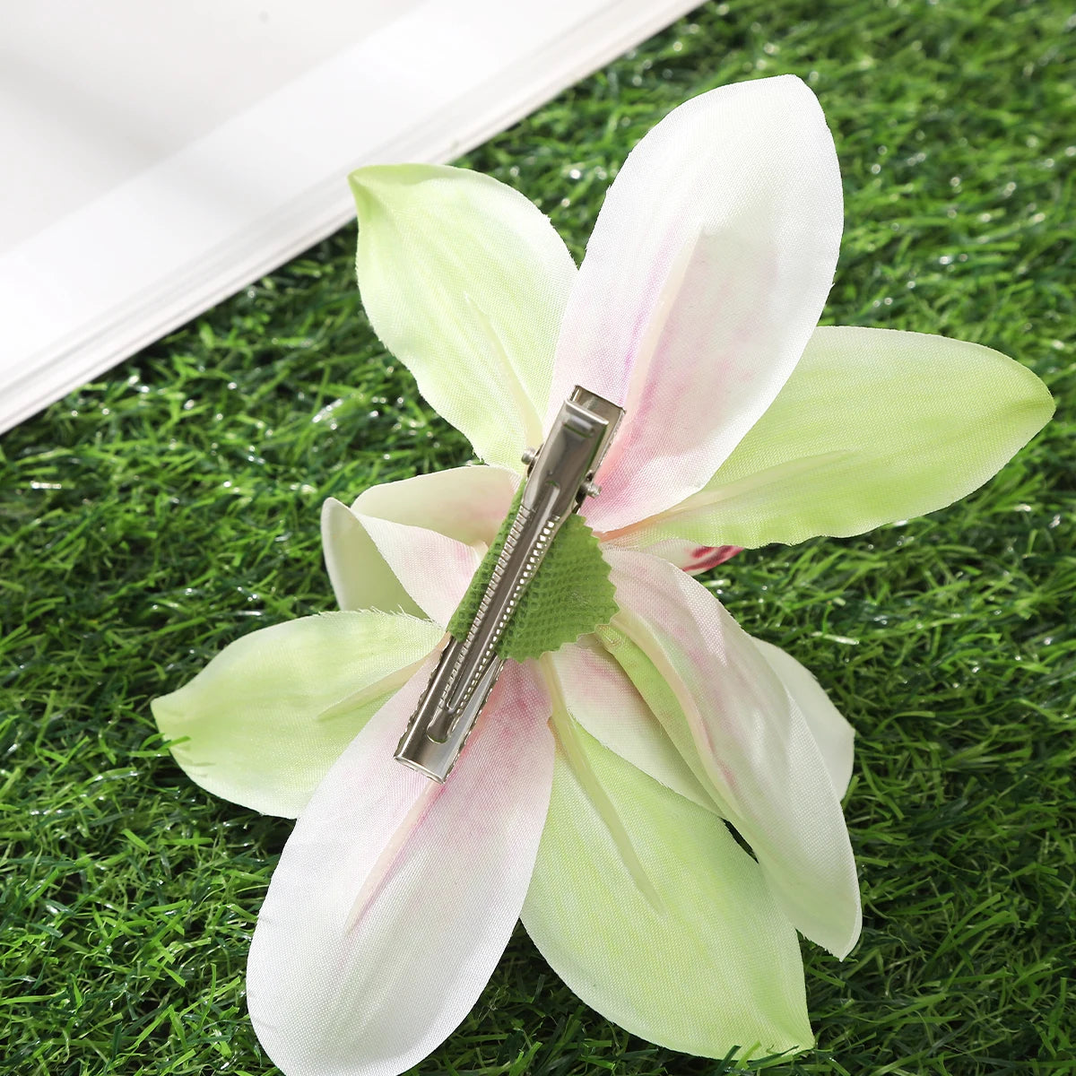 « Barrettes Femme – Fleurs Orchidée, Style Bohème »