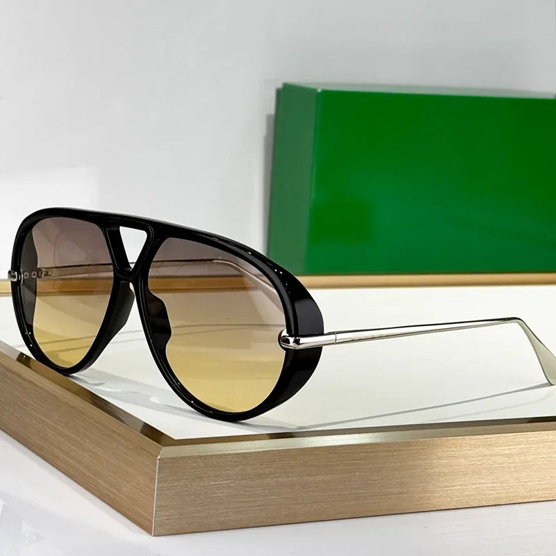 « Lunettes de soleil Femme – Aviateur INS, Tortoise & Or »