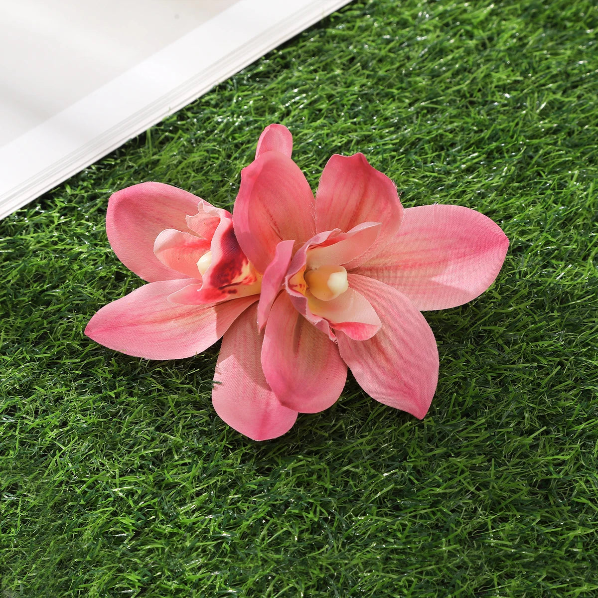 « Barrettes Femme – Fleurs Orchidée, Style Bohème »