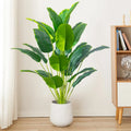 Artificial Tropical Palm Plant – Real Touch Banana Leaf Décor