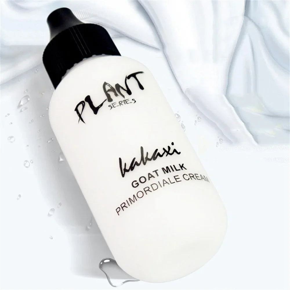 Fond de Teint Liquide Mat au Lait de Chèvre – Éclaircissant Naturel, Haute Couvrance, Waterproof, Illuminateur et Anti-Cernes
