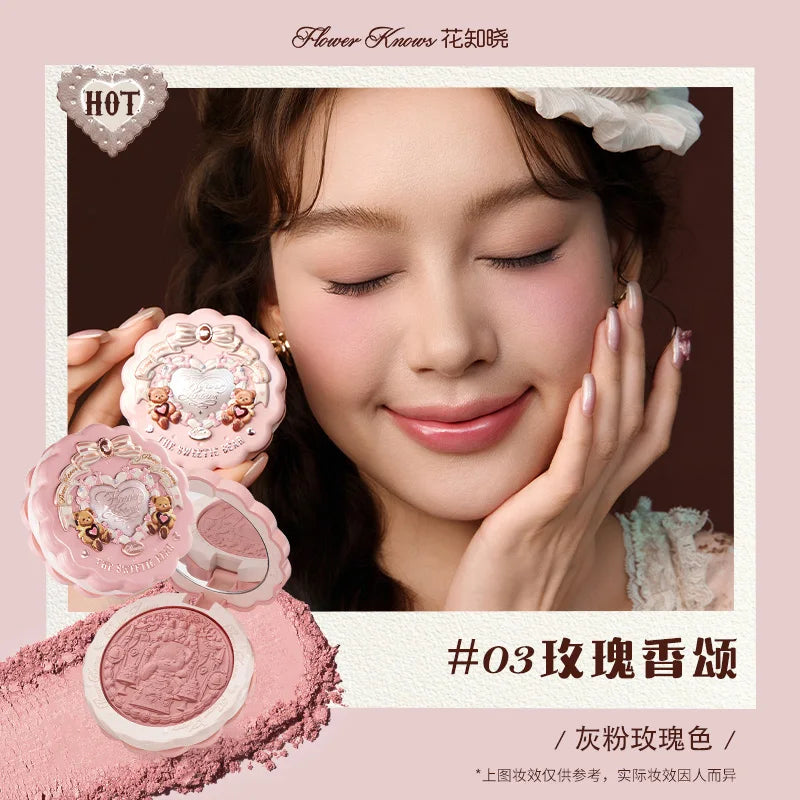 Blush en Poudre — Fini Satiné et Soyeux, Pour Joues, Contour et Highlight, Effet Naturel Mat pour le Visage