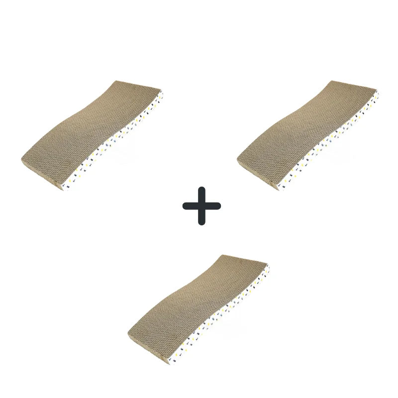 Corrugated Cardboard Cat Scratcher – Durable Scratching Board for Indoor Cats