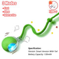 Automatic Interactive Rolling Ball with Faux Tail – Rechargeable Smart Cat & Dog Toy