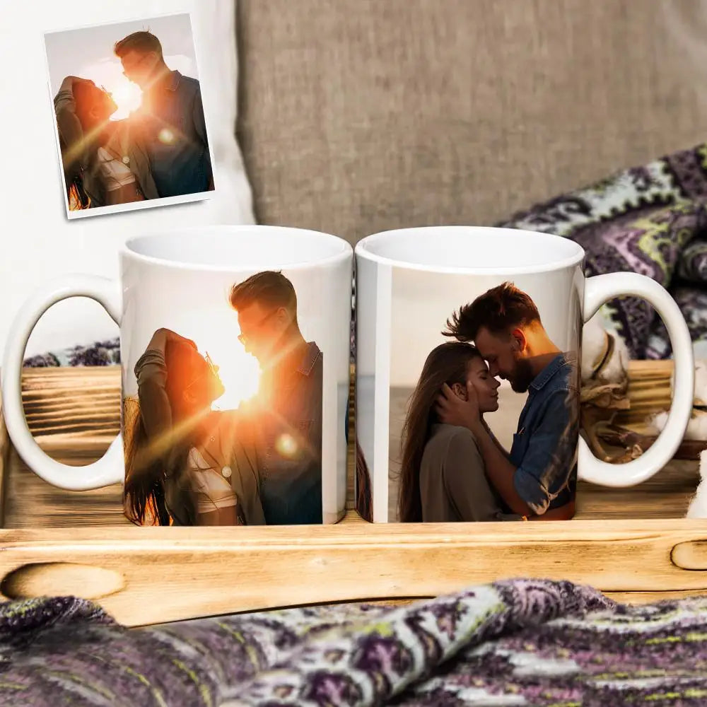 Custom Photo Mug – Personalized Coffee Mug with Picture, Unique Gift for Anniversaries, Mother's Day & Special Occasions