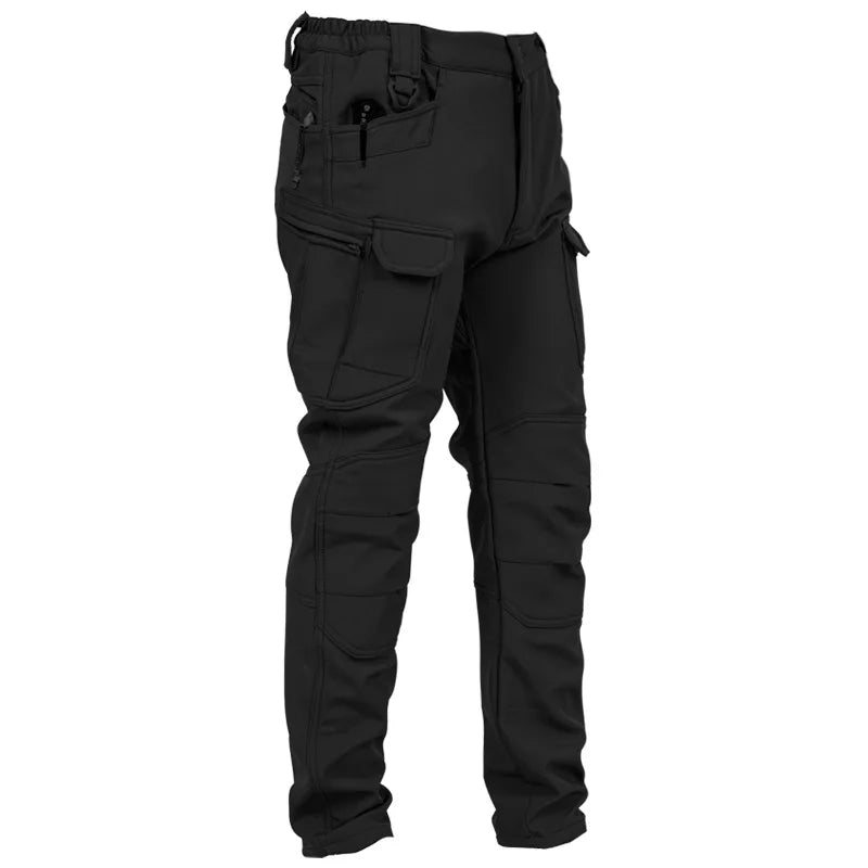Pantalon d’Hiver Homme – Imperméable, Doublé Polaire, Snowboard et Ski, Softshell, Multi-Poches, Pantalon de Travail et Outdoor