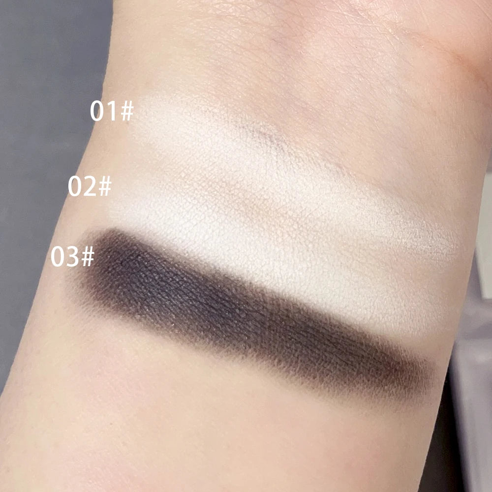 **« Palette fards à paupières noir & blanc nude – Mat, vegan, pigmentée et longue tenue »**