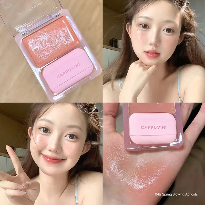 Blush crème – Blush hydratant et uniformément pigmenté, couleur naturelle légèrement éclatante – Teinte rose girly