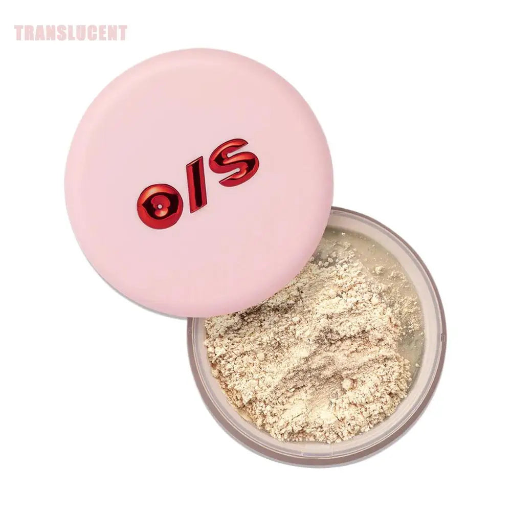 Poudre libre pour le visage O/S – Fixation longue tenue, waterproof, contrôle de l’huile, minimise les pores, poudre miel, maquillage pour tous types de peau