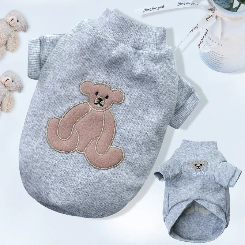 Winter Fleece Pet Sweatshirt – Warm Jacket for Dogs & Cats
