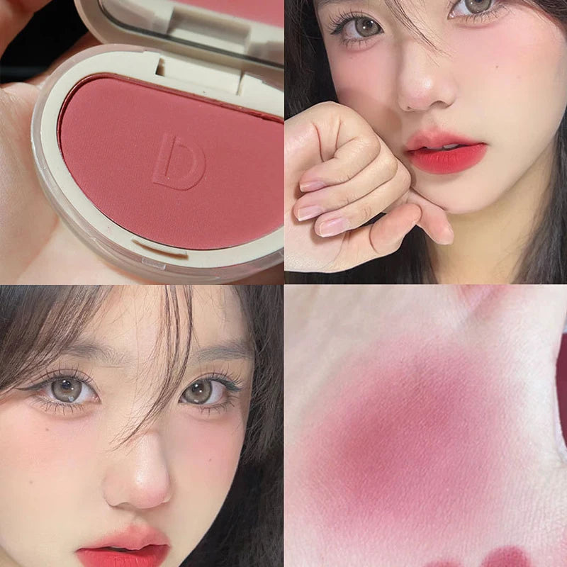 Blush Monochrome Miel — Poudre et Crème, Haute Brillance, Éclat Naturel, Fixe la Couleur, Blush Visage