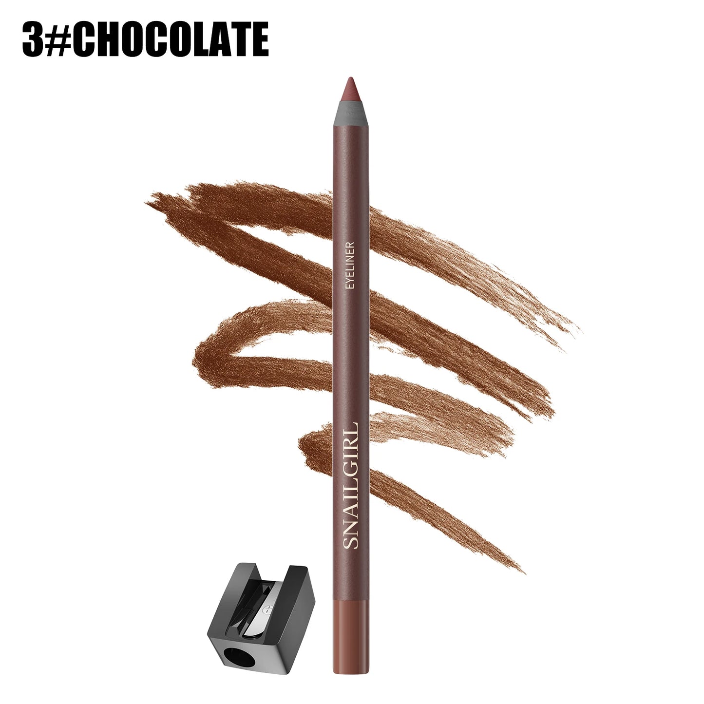 Crayon eyeliner, résistant à l'eau et à la transpiration, longue tenue et sans bavure, avec recharge dure.
