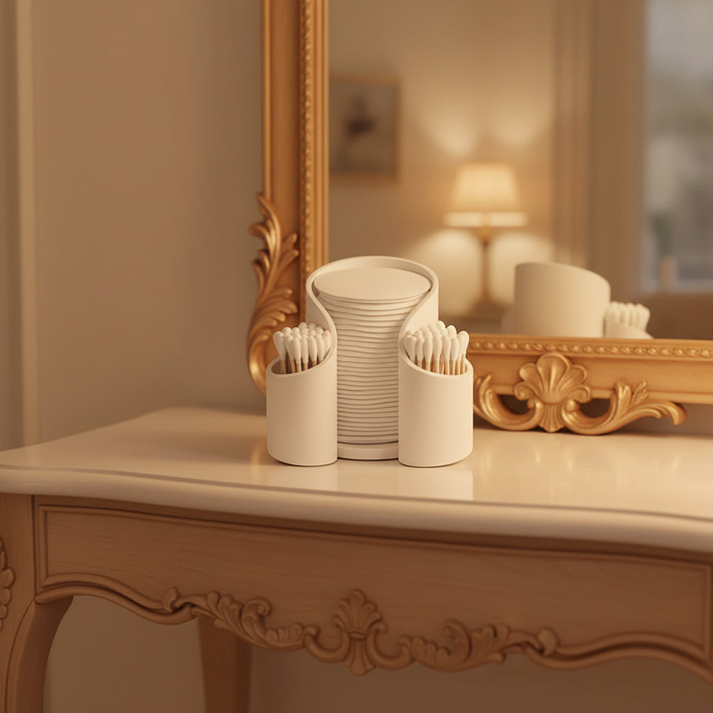 Cotton Pad & Swab Organizer