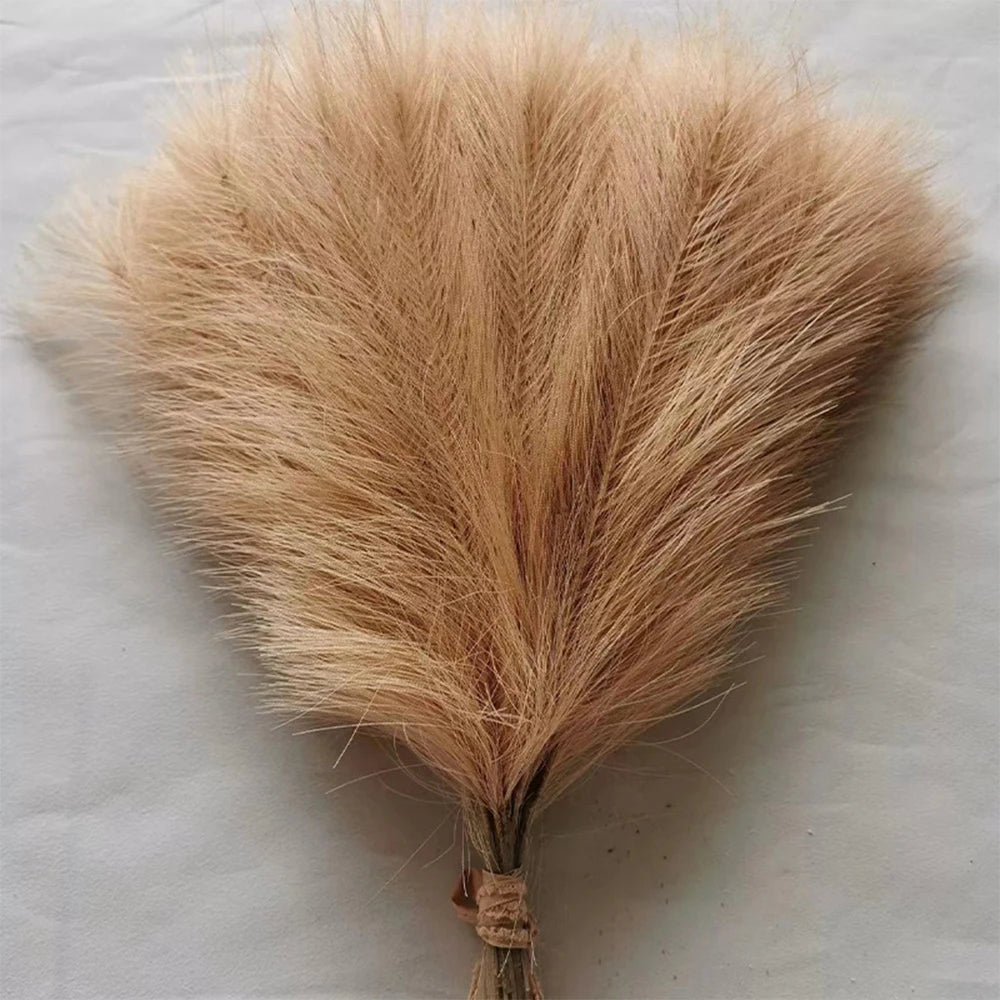 Artificial Pampas Grass Set – Fluffy Boho Decorative Reed Flowers