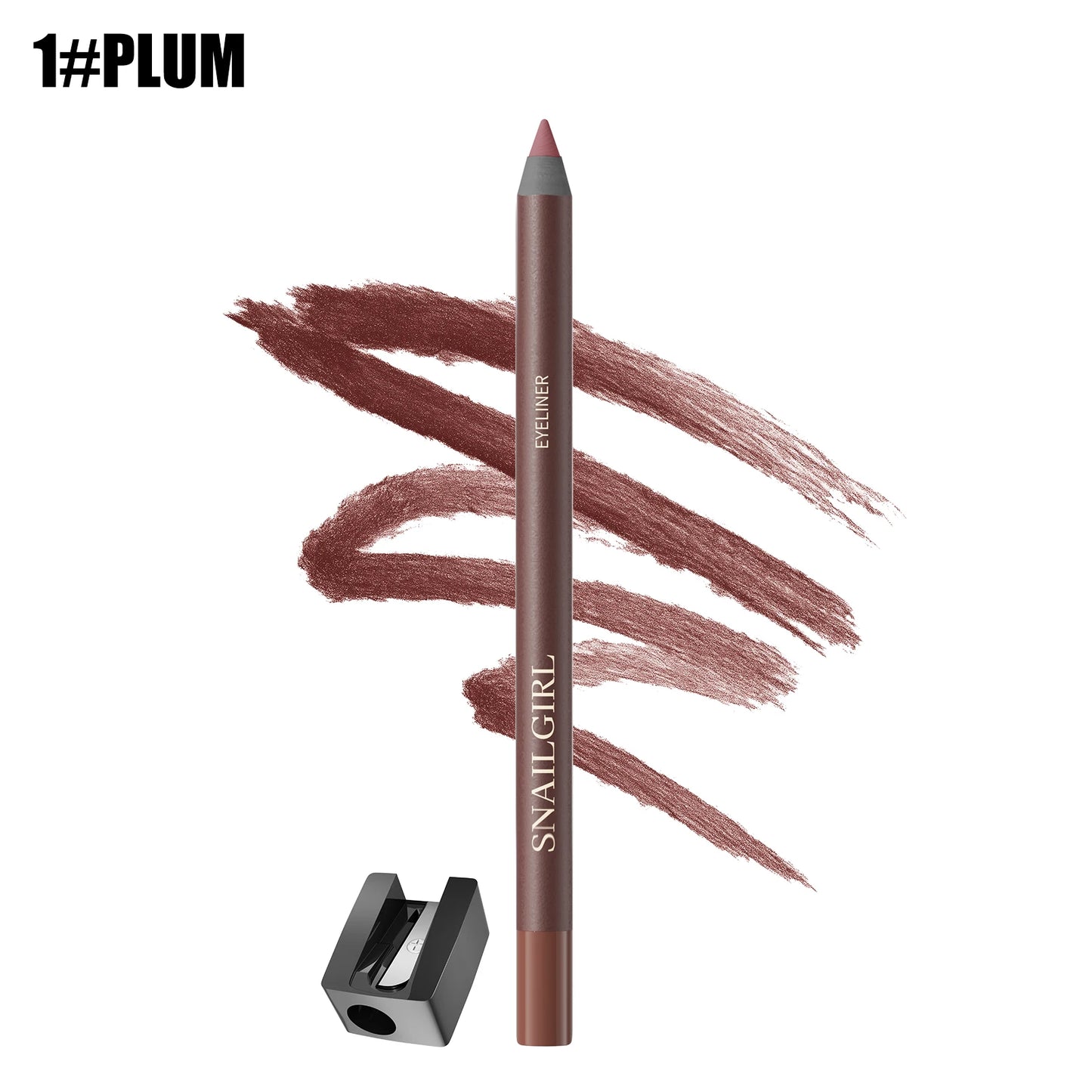 Crayon eyeliner, résistant à l'eau et à la transpiration, longue tenue et sans bavure, avec recharge dure.