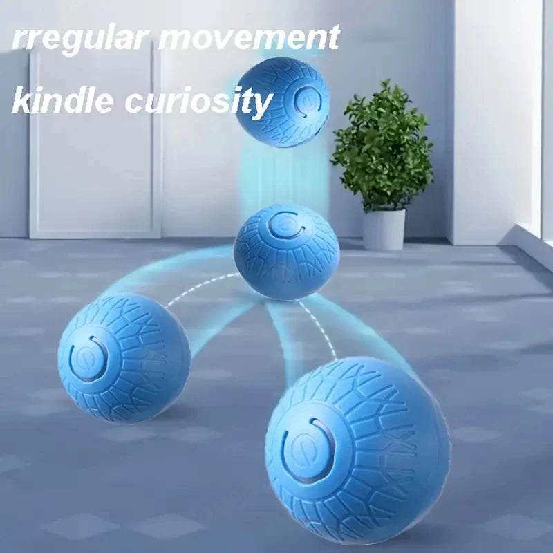 Smart Automatic Rolling Dog Ball – USB Rechargeable Interactive Pet Toy