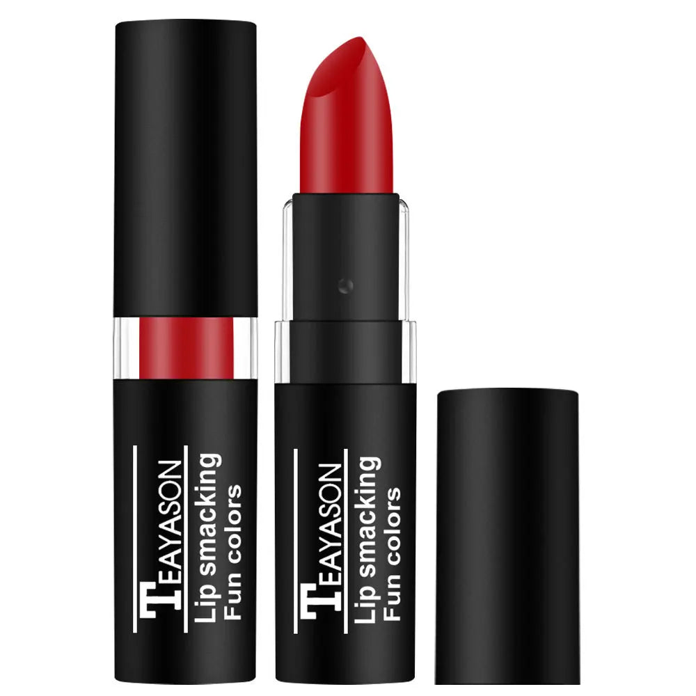 Set 12 Rouges à Lèvres Mat Nude – Waterproof, Longue Tenue, Anti-Transfert, Gloss, Teintes Sexy Vampire Rouge et Noir, Pigmenté, Cosmétiques