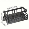 Kitchen Sink Sponge Holder with Drain Rack – Faucet Organizer & Detergent Storage Set