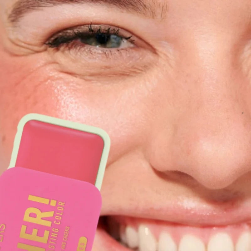 Blush stick en poudre – Crème blush, effet maquillage longue tenue – Cosmétique essentielle pour sorties