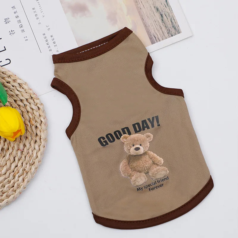 Breathable Summer Pet Vest – Lightweight Clothes for Dogs & Cats