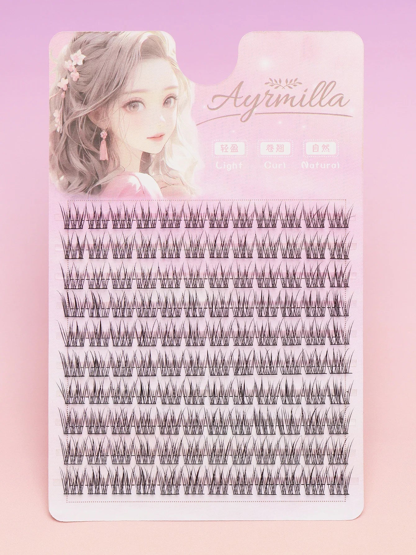 Cils individuels 9-13 mm – 120 grappes, pour fête, travail ou réunion quotidienne – Faux cils naturels, volumineux et doux, 3D en vison multi-couches