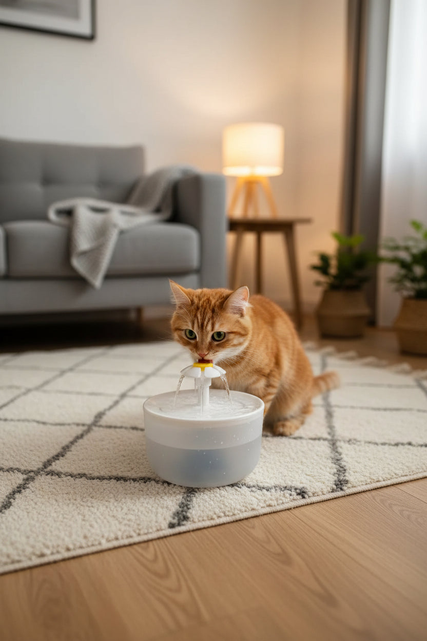 Pets Water Fountain Auto Filter USB Electric Mute Cat Drinker Bowl 1200mL Recirculate Filtring Drinker for Cats Water Dispenser